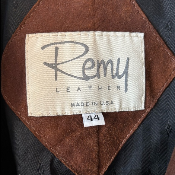 Genuine Remy Leather Jacket - Picture 3 of 4
